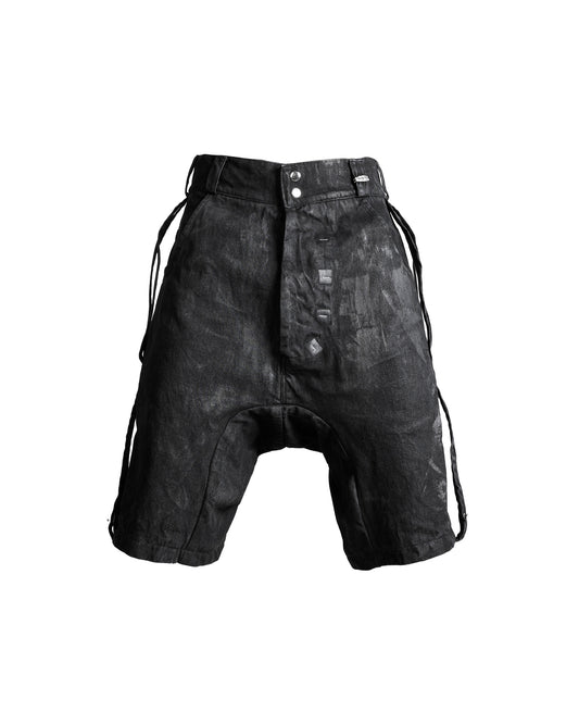 BUFFER DENIM SHORTS