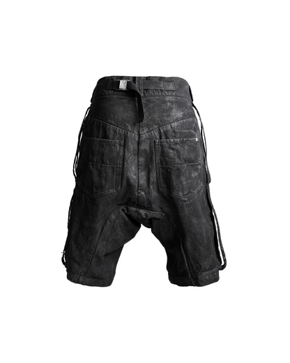 BUFFER DENIM SHORTS