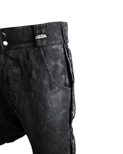 BUFFER DENIM SHORTS